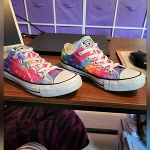 Converse Rainbow Sneakers Vibrant Canvas Low-Top